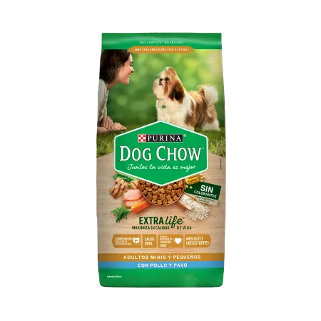 DOG CHOW® Extralife® Adultos Minis y Pequeños con Carne y Pollo 19,5 K