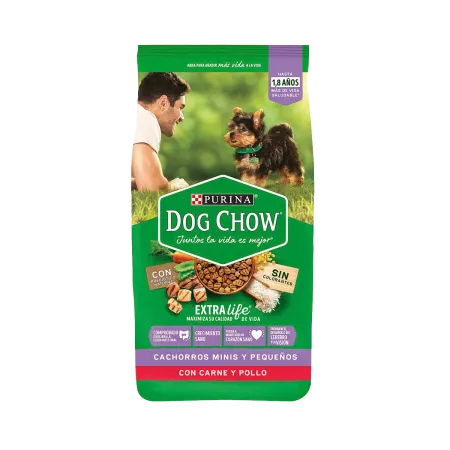 Alimento para Cachorro Dog Chow® Extralife® Minis y Pequeños con Carne y Pollo 19,5 K