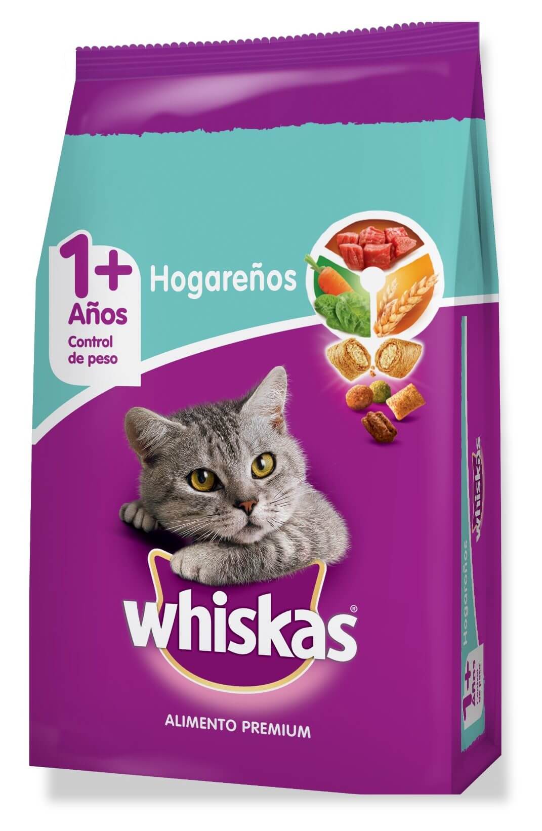 WHISKAS® ADULTO 1+ HOGAREÑOS A partir de 1 año 10k