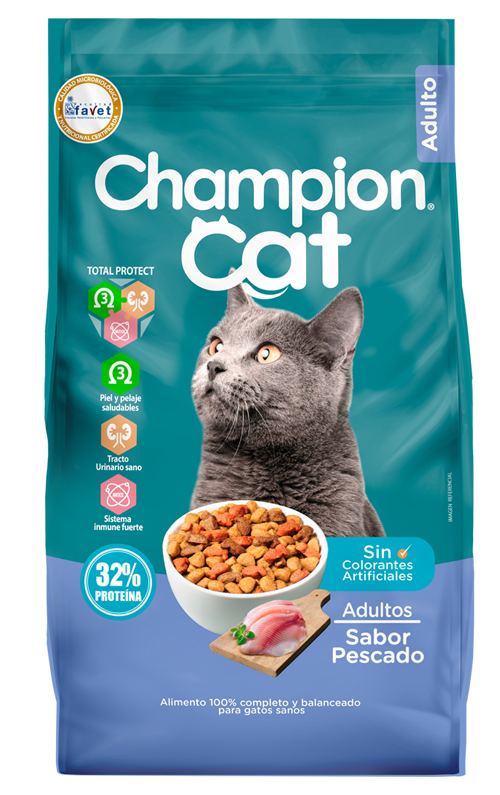 Champion Cat Adulto Sabor Pescado 20k